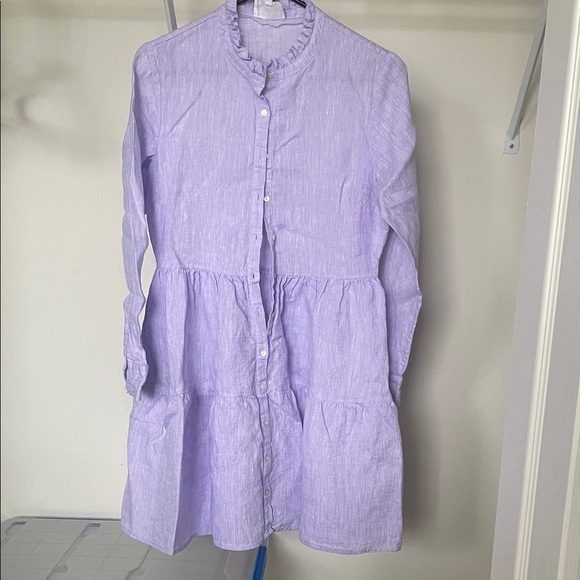 Alice Walk Linen Ruffle Dress - Picture 2 of 3